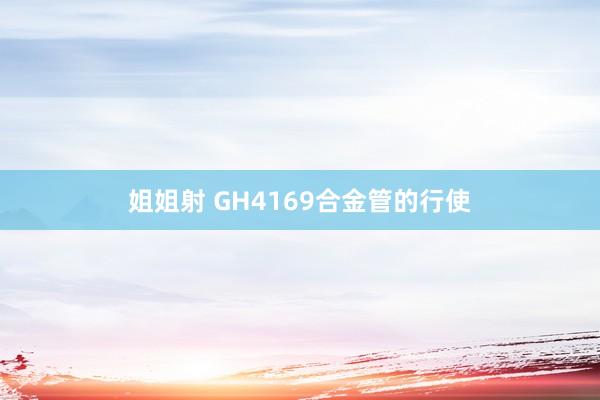 姐姐射 GH4169合金管的行使