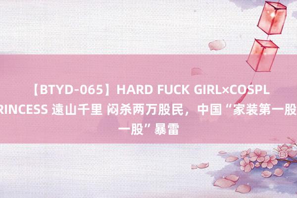 【BTYD-065】HARD FUCK GIRL×COSPLAY PRINCESS 遠山千里 闷杀两万股民，中国“家装第一股”暴雷