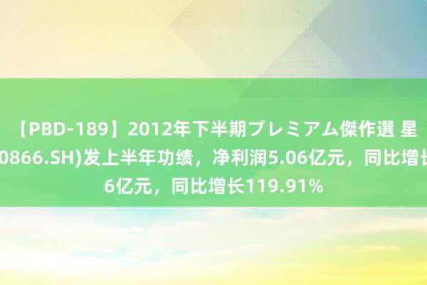 【PBD-189】2012年下半期プレミアム傑作選 星湖科技(600866.SH)发上半年功绩，净利润5.06亿元，同比增长119.91%